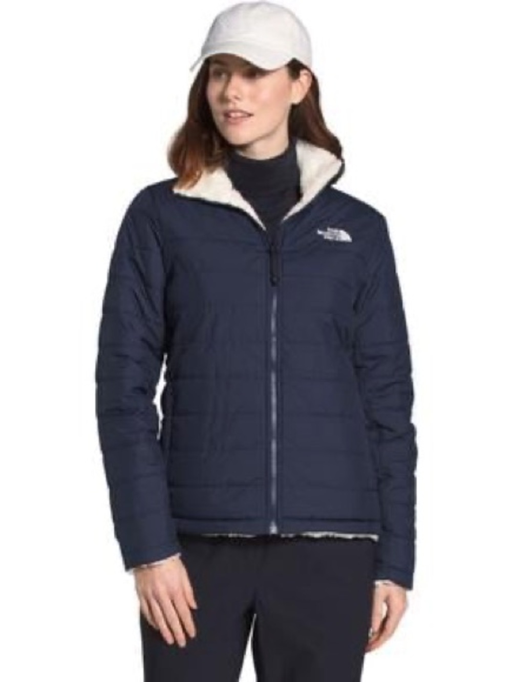 The North Face Women's Navy Reversible Insulated Coat